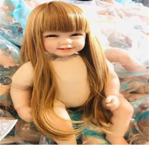 NPK ตุ๊กตาเด็กทารกแรกเกิดขนาด55ซม.,ตุ๊กตาซิลิโคนเนื้อนิ่ม0-3ม. ของแท้ของเล่นตุ๊กตารีบอร์นไม่มีเสื้อผ้าตุ๊กตา