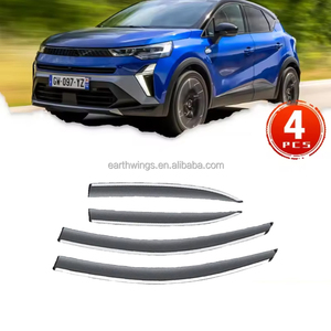 Para <span class=keywords><strong>Renault</strong></span> <span class=keywords><strong>Captur</strong></span> 2 y <span class=keywords><strong>Mitsubishi</strong></span> <span class=keywords><strong>ASX</strong></span> 2020-2024 Deflectores PC Ventana Viseras Lluvia Ceja Guardias Viento Humo Herramientas - Product Image 1