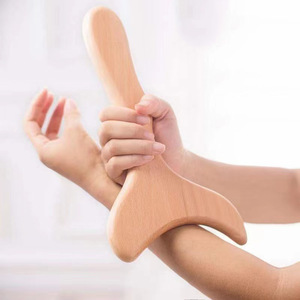 Fischschwanz Buche Holz Kratz brett Meridian <span class=keywords><strong>Massage</strong></span> gerät Sport <span class=keywords><strong>Outdoor</strong></span> Axt Holz Gesundheits geräte - Product Image 1