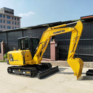 Vente chaude Komatsu PC56-7 utilisé hydraulique sur chenilles mini excavatrices domestiques 5 tonnes pelle à godets d'occasion - Product Image 2