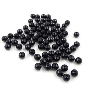 Hạt nhựa tròn giả ngọc trai màu hồng, có lỗ, kích thước 3 4 6 8 10 12 mm, 30 màu, dùng cho máy làm ngọc trai - Product Image 5