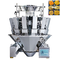 Machine de conditionnement remplissante de pesage de beignet de collations gonflées à grande vitesse peseuse multitête de 14 têtes comptant la machine