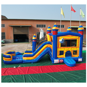 Tobogán Acuático Inflable Comercial de PVC con <span class=keywords><strong>Piscina</strong></span>, Parque Acuático Inflable para Niños, Ideal para <span class=keywords><strong>Alquiler</strong></span> - Product Image 2