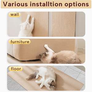 Protecteur de meubles anti-griffures pour chat, auto-adhésif, multifonctionnel, tapis à gratter pour chat - Product Image 4