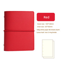 Neues XIWAN M5 Mini-Notizbuch A6 Tragbarer Weicher Ledereinband Loseblatt-Bindung Thermisch Genähtes Taschen-Tagebuch Individuell Anpassbar