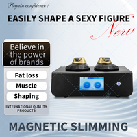 Nouvelle Machine Minceur Magnétique Compacte 2026 avec 2 Poignées Noires et Or EMSone NEO – Coussin de Siège Non Invasif pour Salon et Usage Domestique