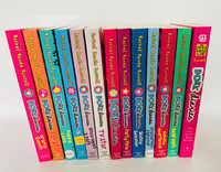 Coffret cadeau de 13 volumes de bandes dessinées Dork Diaries avec reliure parfaite et papier artistique - Livres d'histoires en anglais pour enfants