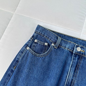 Jeans <span class=keywords><strong>Cargo</strong></span> larghi da uomo con gamba larga da uomo a vita media <span class=keywords><strong>pantaloni</strong></span> in Denim da uomo <span class=keywords><strong>Cargo</strong></span> Jeans larghi - Product Image 3