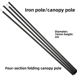Postes de Soporte para Toldo de Camping Xin <span class=keywords><strong>Erda</strong></span>, Hierro Reforzado de 16mm para Entrada de Carpa - Product Image 2