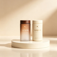 Nouvel ensemble de boîtes de rangement pour gommes vitaminées, boîte artisanale ronde de 180 ml, flacon en verre à large ouverture avec couvercle à vis, et boîte d'expédition carrée