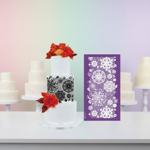 Pochoirs pour gâteau en forme <span class=keywords><strong>de</strong></span> flocons <span class=keywords><strong>de</strong></span> <span class=keywords><strong>neige</strong></span>, 18 pièces, pour glaçage, décorations <span class=keywords><strong>de</strong></span> mariage, anniversaire - Product Image 2