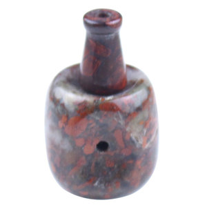 Rose Agate Three Way Buddha Head Pagoda Pendant Geometric Shape Religious Ceremony Jewelry Accessory Unisex - Product Image 5