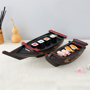 Bambou en plastique de haute qualité grande taille Restaurant japonais <span class=keywords><strong>Sushi</strong></span> bateau fête grand ABS <span class=keywords><strong>Sushi</strong></span> bateau pour <span class=keywords><strong>Sushi</strong></span> - Product Image 6