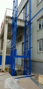 Lift Bangunan Listrik Dalam dan Luar Ruangan, Lift Kargo 6M 8M 10M 12M untuk Rumah Gudang Tanaman - Product Image 4