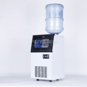 Máquina de Hielo Automática Comercial de Acero Inoxidable para Mostrador, 30KG/24H, Autolimpiante, con Fuente de Alimentación para Bar en Casa - Product Image 4