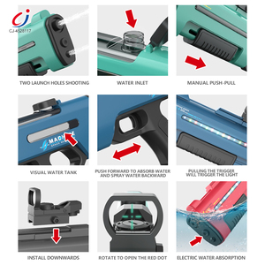 Chengji giocattoli all'ingrosso pistola ad acqua elettrica per bambini doppio ugello automatico per esterni giocattoli elettrici per acqua pistola per bambini - Product Image 5