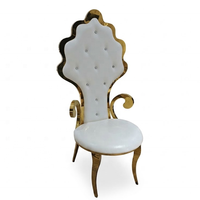 Chaises de mariage hautes pour mariés en gros, avec panneau personnalisé, en vente