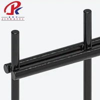 Panneau de clôture de sécurité en acier 2D, revêtement poudré noir, durable, double fil, écologique, treillis de sécurité pour extérieur et maison
