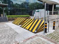 Prueba de impacto ISO 22343-1:2023 Barricada bloqueadora de carreteras antiterrorista para control de acceso