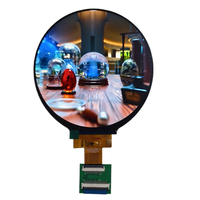 4-Zoll IPS Rundes LCD-Kit mit Medienplatine, 720x720 MIPI, für HMI & Industrielle Steuerungspanele
