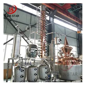 100 Liter Hot Sale Rain Star Fabrik Brennerei Brennerei Home Getreide Destillation kolonne für Whisky