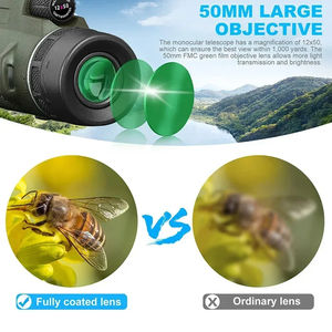 Télescope monoculaire portable haute définition 80X100 Zoom ultra-petit pour la chasse Camping Smartphones - Product Image 5