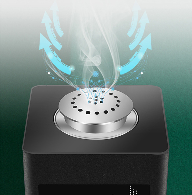 Large Capacity Multi-dimensional Eco-Friendly Aromatherapy Electronic Automatic Essential Oil Diffuser Bluetooth Cover Metal