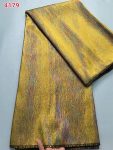 4179 dernier français Jacquard Organza Tulle maille dentelle tissu 2024 africain nigérian doré brocart <span class=keywords><strong>Net</strong></span> dentelle tissu pour robe de soirée - Product Image 2