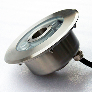 Projecteur <span class=keywords><strong>LED</strong></span> Submersible DMX pour <span class=keywords><strong>Fontaine</strong></span> de Jardin, Extérieur, Étanche CE, Acier Inoxydable, DC24V, IP68, RGB, 120V, avec Buse à Jet d'Eau - Product Image 3