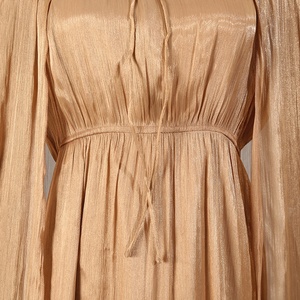 AIMEISI New Fashion Office irregolare unico scialle con bordi a fungo arruffato <span class=keywords><strong>Oversize</strong></span> abito lungo <span class=keywords><strong>abiti</strong></span> musulmani per donna - Product Image 6