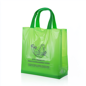 Handheld Made of Thick <b>Plastic</b> <b>Recyclable</b> Branded Pink Poly Handle <b>Recycle</b> <b>Plastic</b> Carry Shopping Bag - Product Image 1
