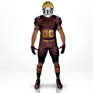 Uniformes de Fútbol Americano de Poliéster para Adultos al por Mayor, Sublimados, Personalizados, Transpirables, Servicio OEM para Hombre - Product Image 1