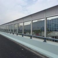 Panneaux de barrière acoustique extérieure pour autoroute, panneaux de barrière acoustique en acrylique modernes pour un design moderne