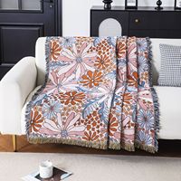 Manta de Jacquard Personalizada al por Mayor DaiRui, Manta de Tapicería con Borde de Flecos, Diseño Artístico Original, Directo de Fábrica