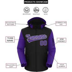 Chaqueta Softshell para exteriores personalizada para hombre 2025, impermeable, con capucha, cremallera completa, logotipo personalizado, texto ligero para aventuras al aire libre - Product Image 4