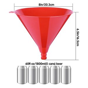 Entonnoir à bière double en PVC plastique couleur personnalisée, pour fête, rentrée scolaire, accessoire de boisson - Product Image 2