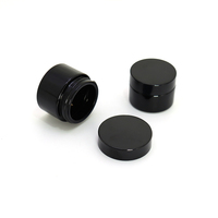 Bouteille en verre UV, noir et violet, pour emballage cosmétique, pot de 250ml, 500ml et 1000ml