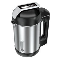 Promo Panas Pembuat Sup Listrik 1.6L Bertenaga 1000W |   Pengolah Makanan Puree Nutrisi Sup Buatan Rumah dengan Proteksi Anti-Panas Kering