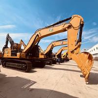 Excavatrice Caterpillar 345GC d'occasion avec peinture d'origine, faible nombre d'heures de travail, CAT345GC, pelle sur chenilles, 45 tonnes, 258 kW, excavatrice hydraulique