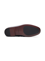 Mocassins classiques pour hommes en cuir véritable à boucle, chaussures de bureau décontractées, confortables, souples, Ortholite, chaussures de luxe