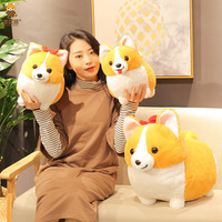 Boneka Anjing Corgi Plushie Custom, Produk Laris di Tiktok, Bersertifikat CE CPC, Hadiah Boneka Hewan Boneka Anjing Corgi Gemuk