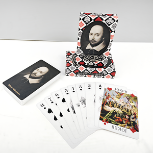 Cartas de Juego <span class=keywords><strong>Shakespeare</strong></span> con Logotipo Personalizado Thriwa, Esquinas Redondeadas, Acabado Barnizado y Laminado - Uso Promocional al por Mayor - Product Image 4