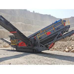 Equipo Móvil de Cribado y Trituración de Grava Hongxing Crawler MT, Capacidad de 250t/h, Motor AC, Cribado de Agregados - Product Image 1