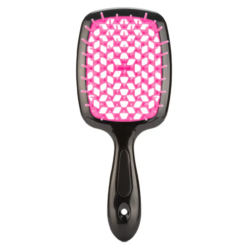 Factory Hot Selling Wide Teeth Combs Wet Brush Detangling Hair Brush Hollow Out Massage Comb Hair Comb