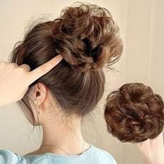 Alta calidad Lite Brown Rim Hair Gbleed Band Parm Hair Human Hair Styling Accesorio (WFHX03L) - Product Image 1