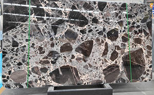 Losa de mármol negro búlgaro pulido de China para cortar azulejos de pared, encimera, encimera, Mesa - Product Image 2