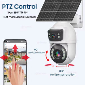 ใหม่ AOV 4MP เลนส์คู่บันทึก24/7 2K ซูมเต็ม HD 6X กล้องวงจรปิดรักษาความปลอดภัยพลังงานแสงอาทิตย์4G IP กันน้ำกล้อง PTZ ไร้สาย - Product Image 3