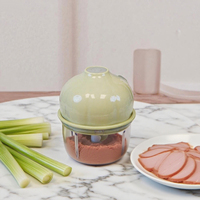 Mini hachoir portable 250 ml multifonction pour viande, légumes et sauces, avec lame en acier inoxydable, automatique, sans fil, pour la cuisine
