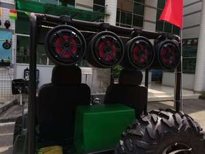 อุปกรณ์เสริมเรือ ATV เครื่องเสียงทางทะเล ลำโพงกันน้ำขนาด 6.5 นิ้ว ไฟ LED แบบติดตั้งบนเสา IP66 ลำโพงสำหรับเรือ - Product Image 5