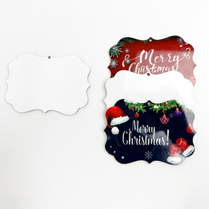 Actividades de artesanía para niños Navidad Bienes raíces Mesa de arena Decoración Sublimación Mdf en blanco Casas de Navidad Adornos - Product Image 3